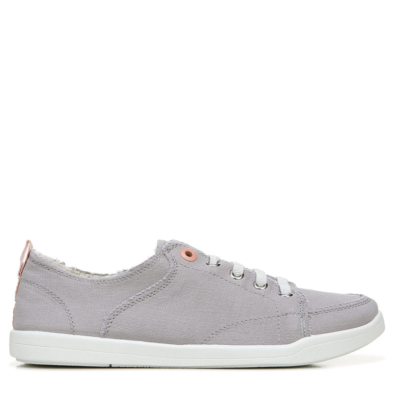 VIONIC Beach Pismo Lace - Up Sneaker - Women's Light Grey Canvas Shoe Deals Outlet