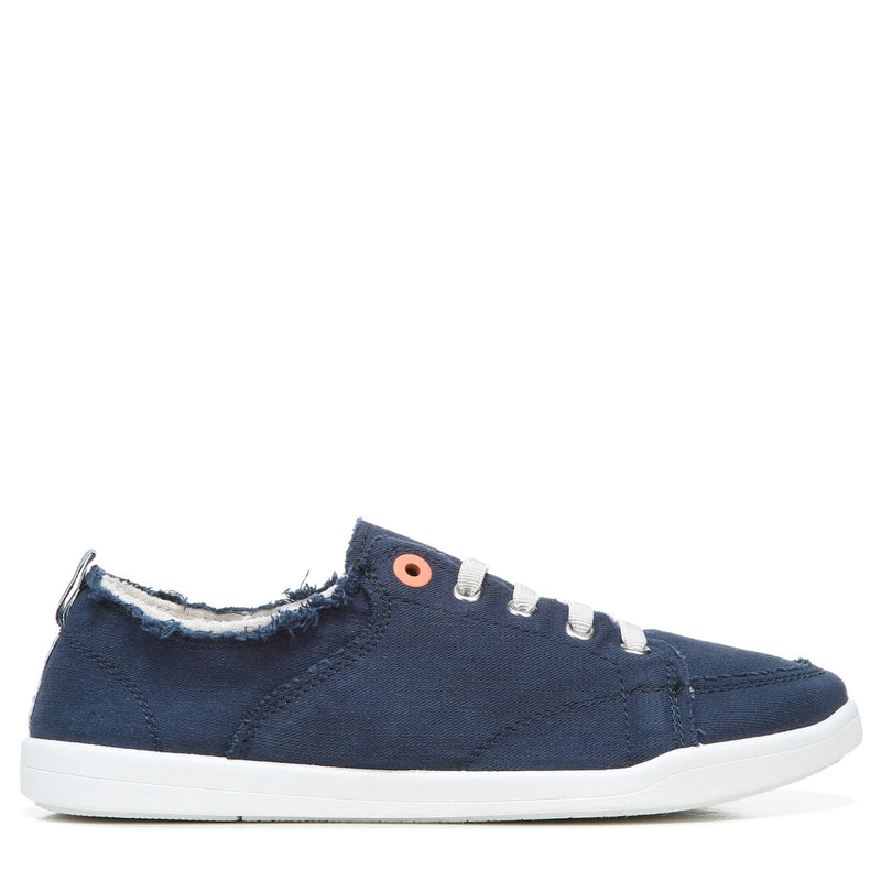 VIONIC Beach Pismo Lace - Up Sneaker - Women's Navy Canvas Shoe Deals Outlet