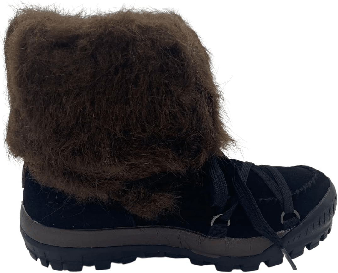 BEARPAW Marilyn Short Black / Brown 8 M 889918835597 Shoe Deals Outlet
