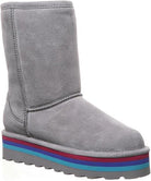 BEARPAW Retro Elle Winter Boots Gray Fog 7 M 889918475557 Shoe Deals Outlet
