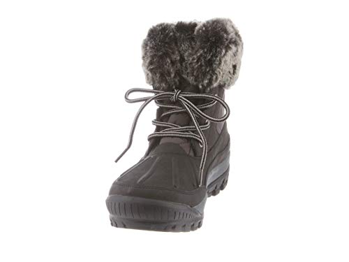 BEARPAW Becka Boots - Women's Black/Grey Shoe Deals Outlet