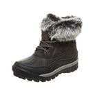 BEARPAW Becka Boots - Women's Black/Grey Shoe Deals Outlet