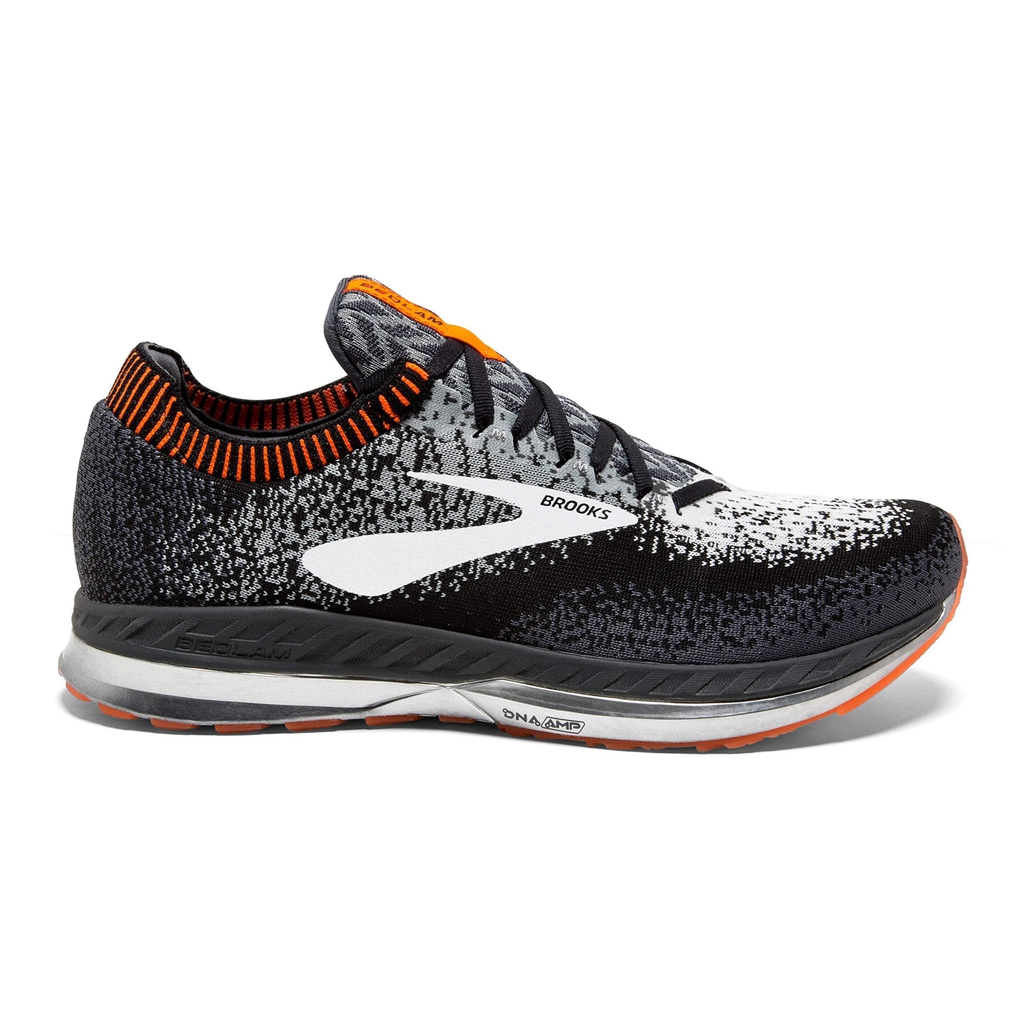 Brooks Bedlam - Men's Black/Grey/Orange Shoe Deals Outlet