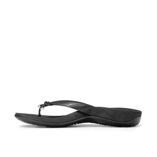 VIONIC Bella Toe Post Sandal - Women's Black Shoe Deals Outlet