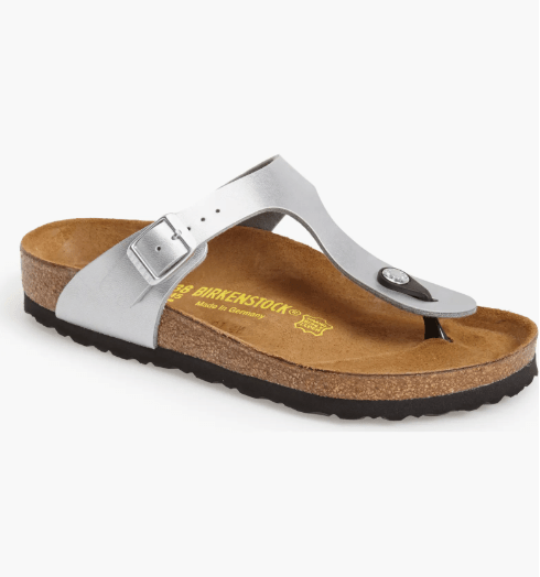 Birkenstock Gizeh Birko - Flor White EU 38 | US Men's 5 - 5.5 / Women's 7 - 7.5 M 736399211849 Shoe Deals Outlet