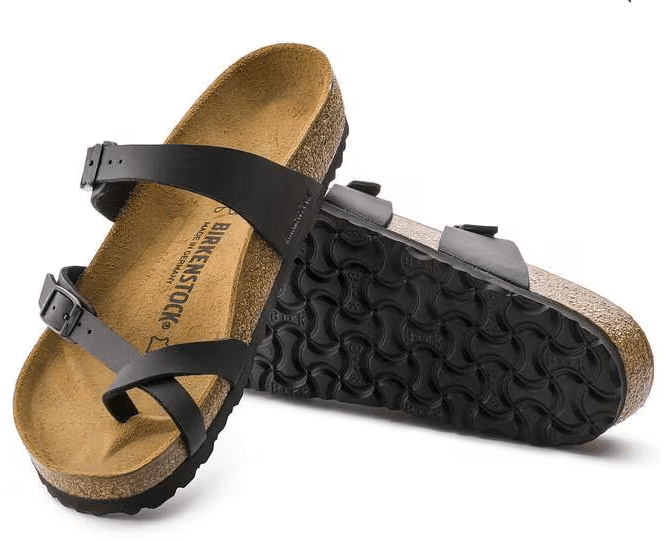 Birkenstock Mayari Birko - flor Black 7 - 7.5 M 809410632272 Shoe Deals Outlet