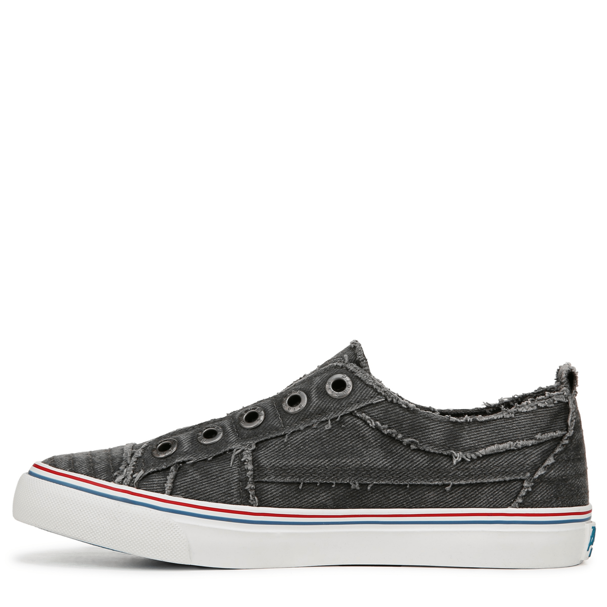 Blowfish Malibu Play Grey Frayed Twill 8 M 193529068320 Shoe Deals Outlet