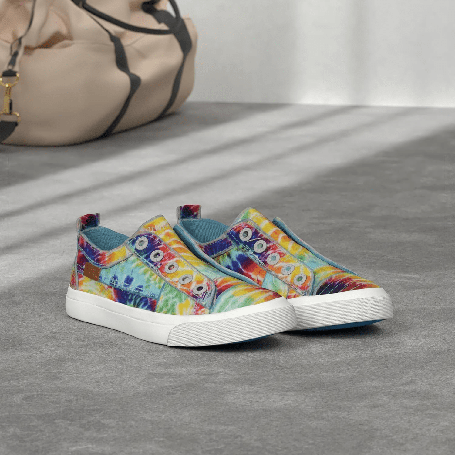 Blowfish Malibu Play Rainbow Tie Dye 9.5 M 193529046816 Shoe Deals Outlet