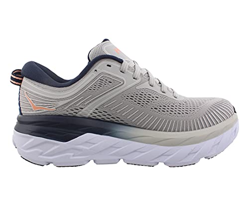 Hoka Bondi 7 - Women's Lunar Rock/Black Iris Shoe Deals Outlet