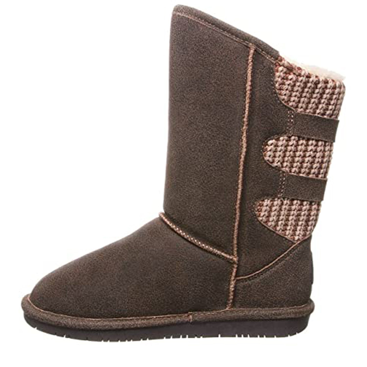 BEARPAW Boshie Boots - Women's Chestnut Distressed Shoe Deals Outlet