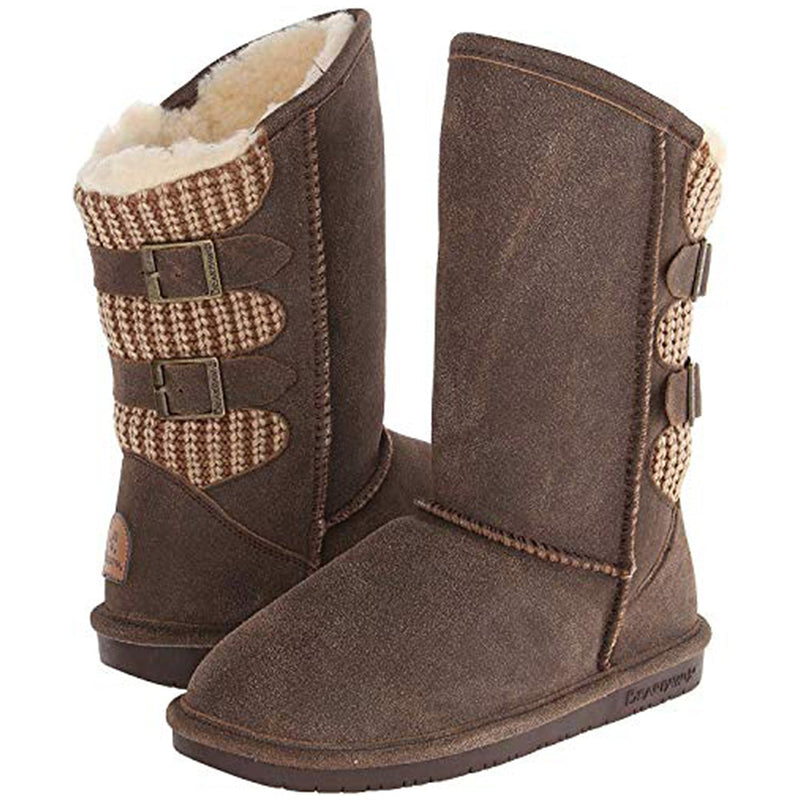 BEARPAW Boshie Boots - Women's Chestnut (Distressed) Shoe Deals Outlet