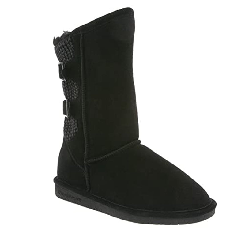 BEARPAW Boshie Boots - Women's Black Shoe Deals Outlet