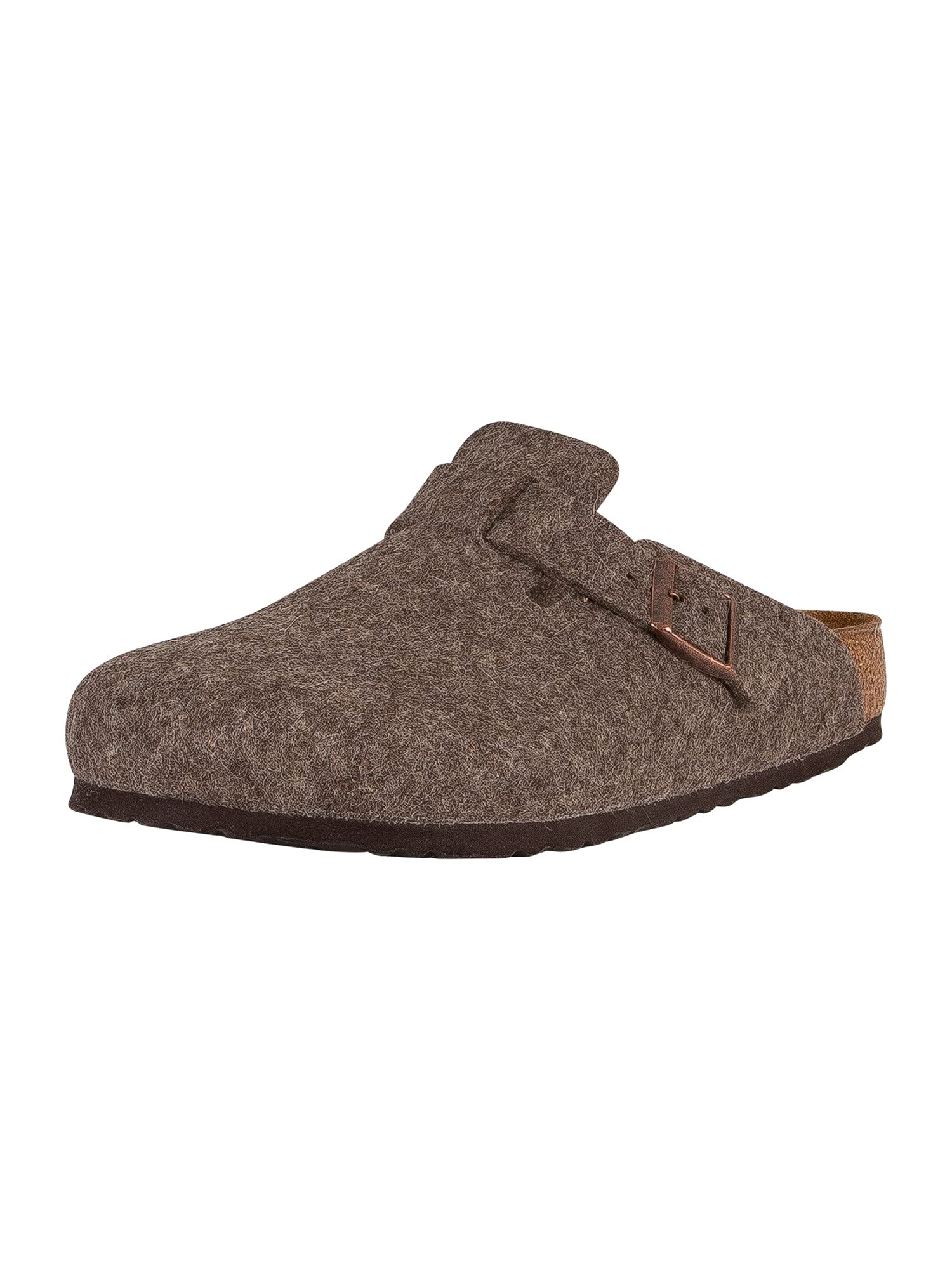 Birkenstock Boston Wool Clogs - Unisex Cacao Shoe Deals Outlet