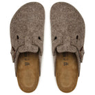 Birkenstock Boston Wool Clogs - Unisex Cacao Shoe Deals Outlet