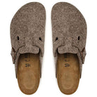 Birkenstock Boston Wool Clogs - Unisex Cacao Shoe Deals Outlet