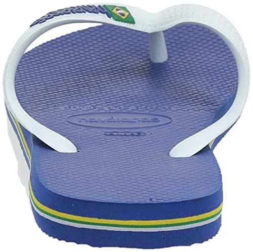Havaianas Brazil Logo Flip Flops - Unisex Marine Blue Shoe Deals Outlet