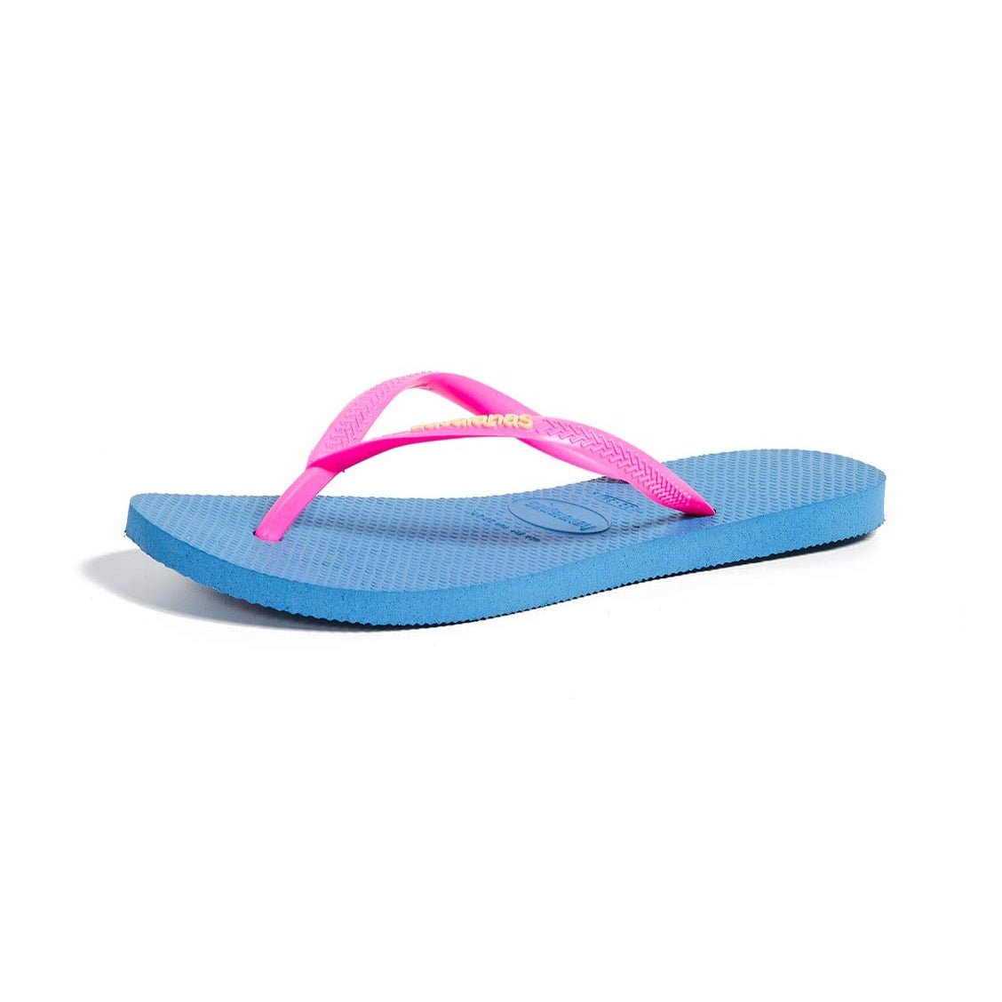 Havaianas Brazil Logo Flip Flops - Unisex Navy Shoe Deals Outlet