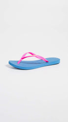 Havaianas Brazil Logo Flip Flops - Unisex Navy Shoe Deals Outlet