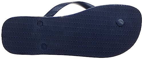 Havaianas Brazil Logo Flip Flops - Unisex Marine Blue Shoe Deals Outlet