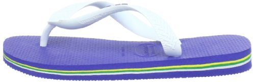 Havaianas Brazil Logo Flip Flops - Unisex Marine Blue Shoe Deals Outlet