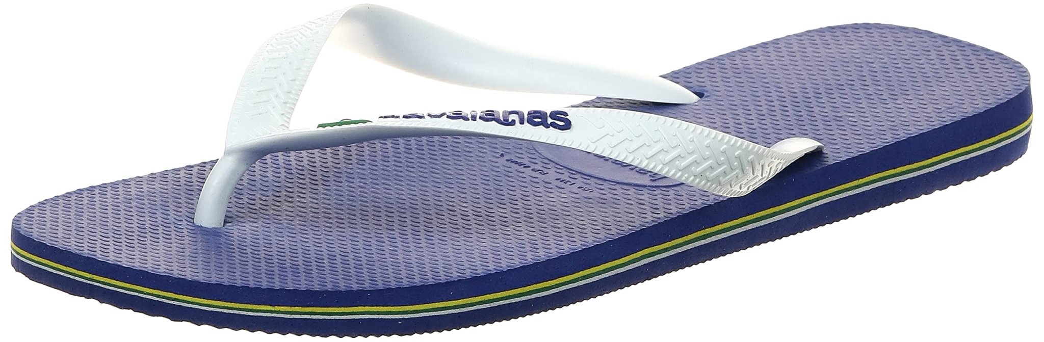 Havaianas Brazil Logo Flip Flops - Unisex Marine Blue Shoe Deals Outlet