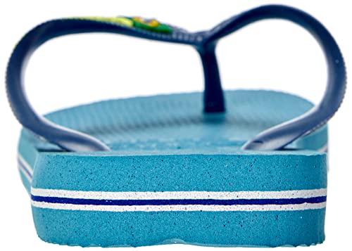 Havaianas Brazil Logo Flip Flops - Unisex Nautical Blue Shoe Deals Outlet