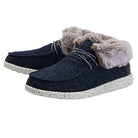Hey Dude Britt Boots - Women's Navy Shoe Deals Outlet