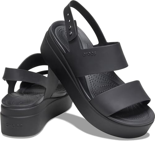 Crocs Brooklyn Low Wedge - Women's Black/Black Shoe Deals Outlet