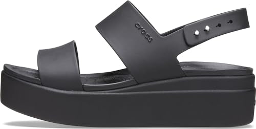 Crocs Brooklyn Low Wedge - Women's Black/Black Shoe Deals Outlet