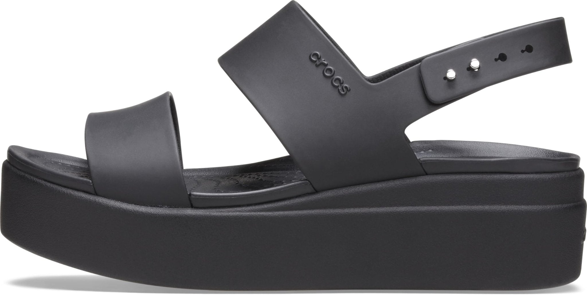 Crocs Brooklyn Low Wedge - Women's Black/Black Shoe Deals Outlet