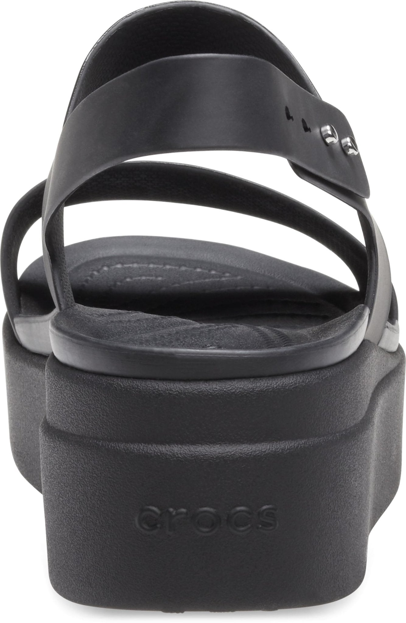 Crocs Brooklyn Low Wedge - Women's Black/Black Shoe Deals Outlet