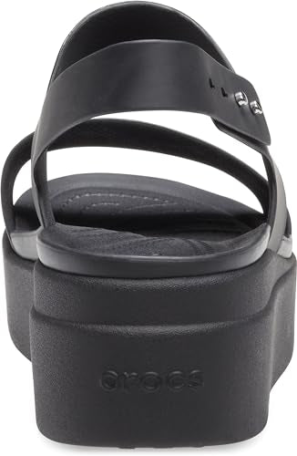 Crocs Brooklyn Low Wedge - Women's Black/Black Shoe Deals Outlet