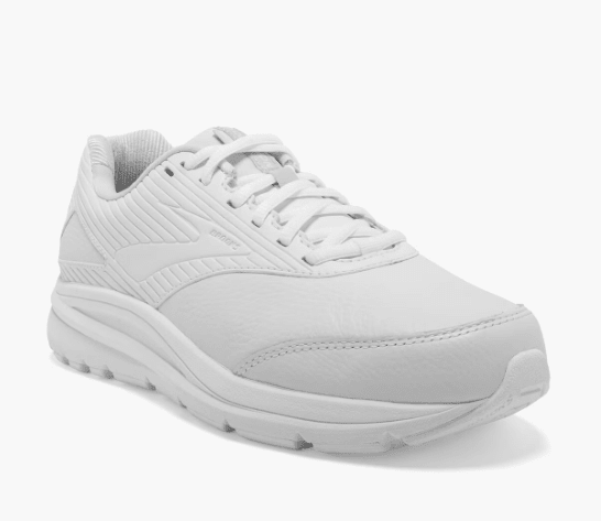 Brooks Addiction Walker 2 White / White 8.5 B 0190340569333 Shoe Deals Outlet