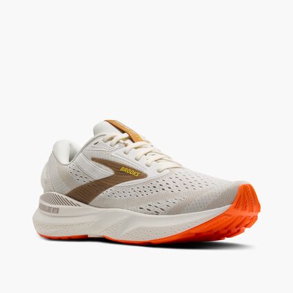 Brooks Adrenaline GTS 24 Coconut / Portabella / Orange 10.5 D 195394663778 Shoe Deals Outlet