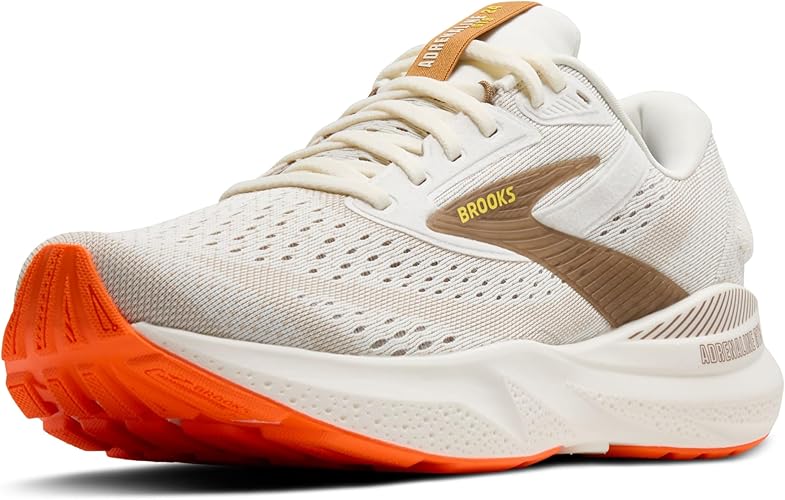Brooks Adrenaline GTS 24 Coconut / Portabella / Orange 11.5 D 195394663792 Shoe Deals Outlet
