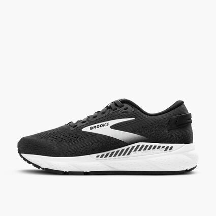 Brooks Ariel GTS 24 Ebony / Black / White 8 B 195394496178 Shoe Deals Outlet