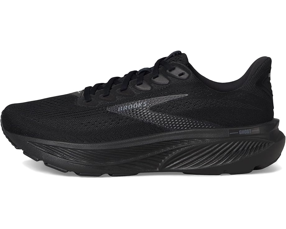 Brooks Ghost 17 Black / Black / Ebony 11.5 D 195394626018 Shoe Deals Outlet