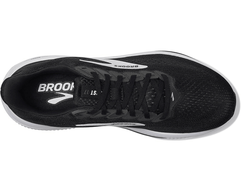 Brooks Ghost 17 Black / Grey / White 6 B 195394627343 Shoe Deals Outlet