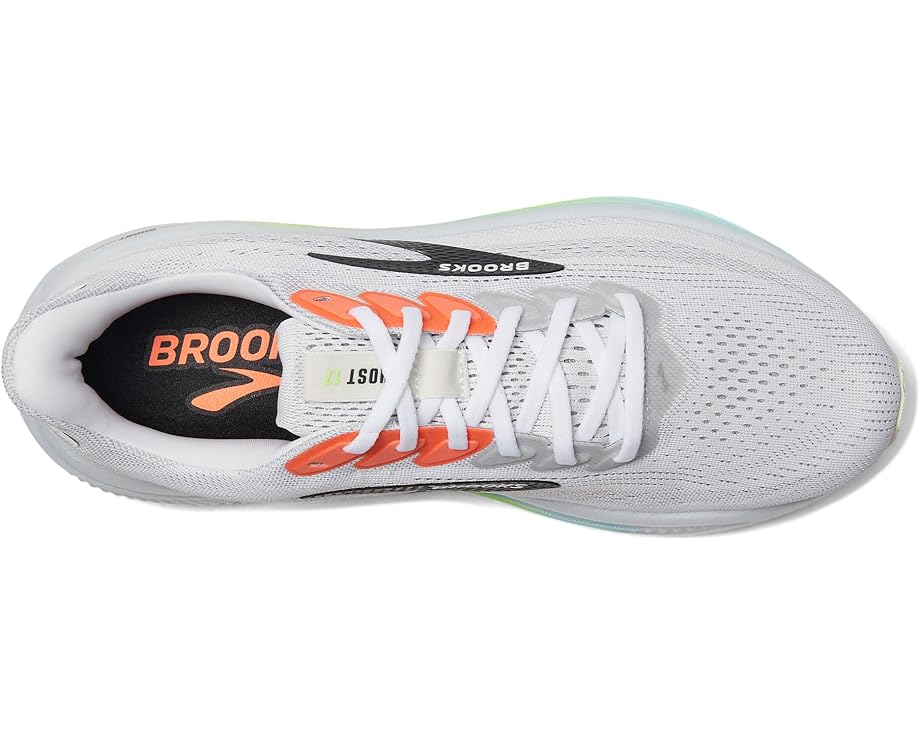 Brooks Ghost 17 Black / Grey / White 7.5 D 195394625011 Shoe Deals Outlet