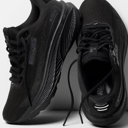 Brooks Ghost 17 GTX Black / Black / Ebony 7.5 B 195394673173 Shoe Deals Outlet