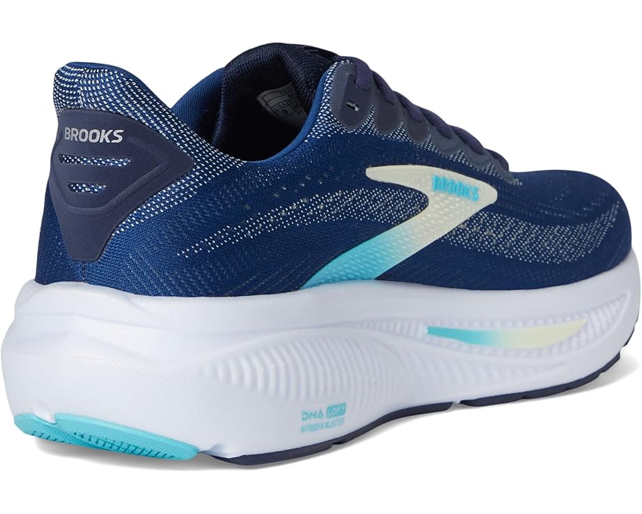 Brooks Ghost 17 Navy / Green / Turquoise 7 B 195394675351 Shoe Deals Outlet