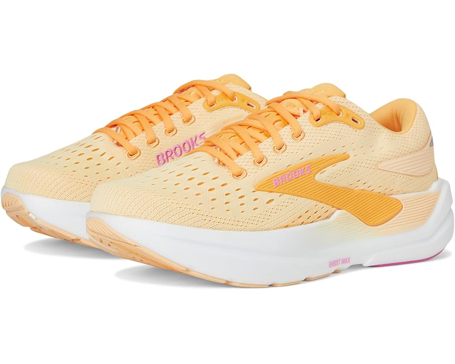 Brooks Ghost Max 3 Apricot / Apricot / Super Pink 9.5 B 195394698435 Shoe Deals Outlet