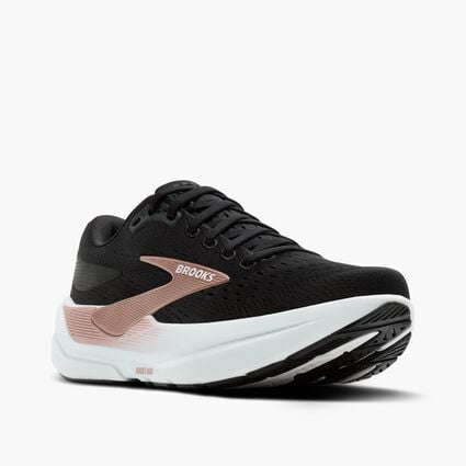 Brooks Ghost Max 3 Black / Black / Rose Gold 9 D 195394696912 Shoe Deals Outlet