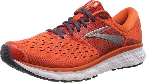 Brooks Glycerin 16 Orange / Red / Ebony 8 M 190340468322 Shoe Deals Outlet