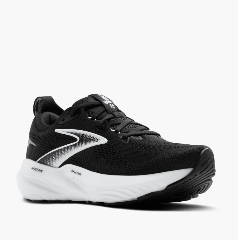 Brooks Glycerin 22 Black / Grey / White 6 B 0195394601596 Shoe Deals Outlet