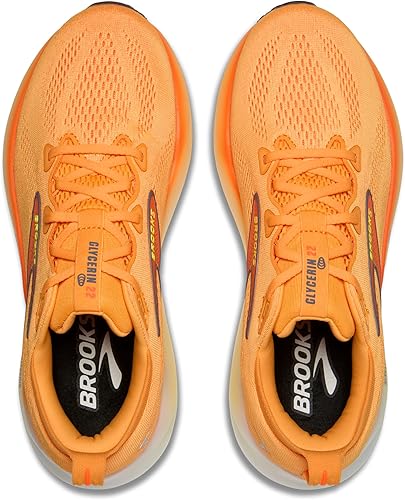 Brooks Glycerin 22 Orange / Nightlife / White 8.5 D 195394676372 Shoe Deals Outlet