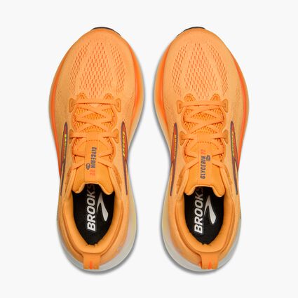 Brooks Glycerin 22 Smoke / Stormy / Orange 8.5 D 195394675924 Shoe Deals Outlet