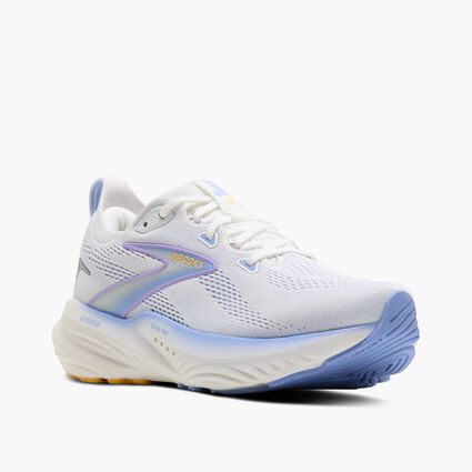 Brooks Glycerin 22 White / Blue Heron / Apricot 10.5 B 195394677768 Shoe Deals Outlet