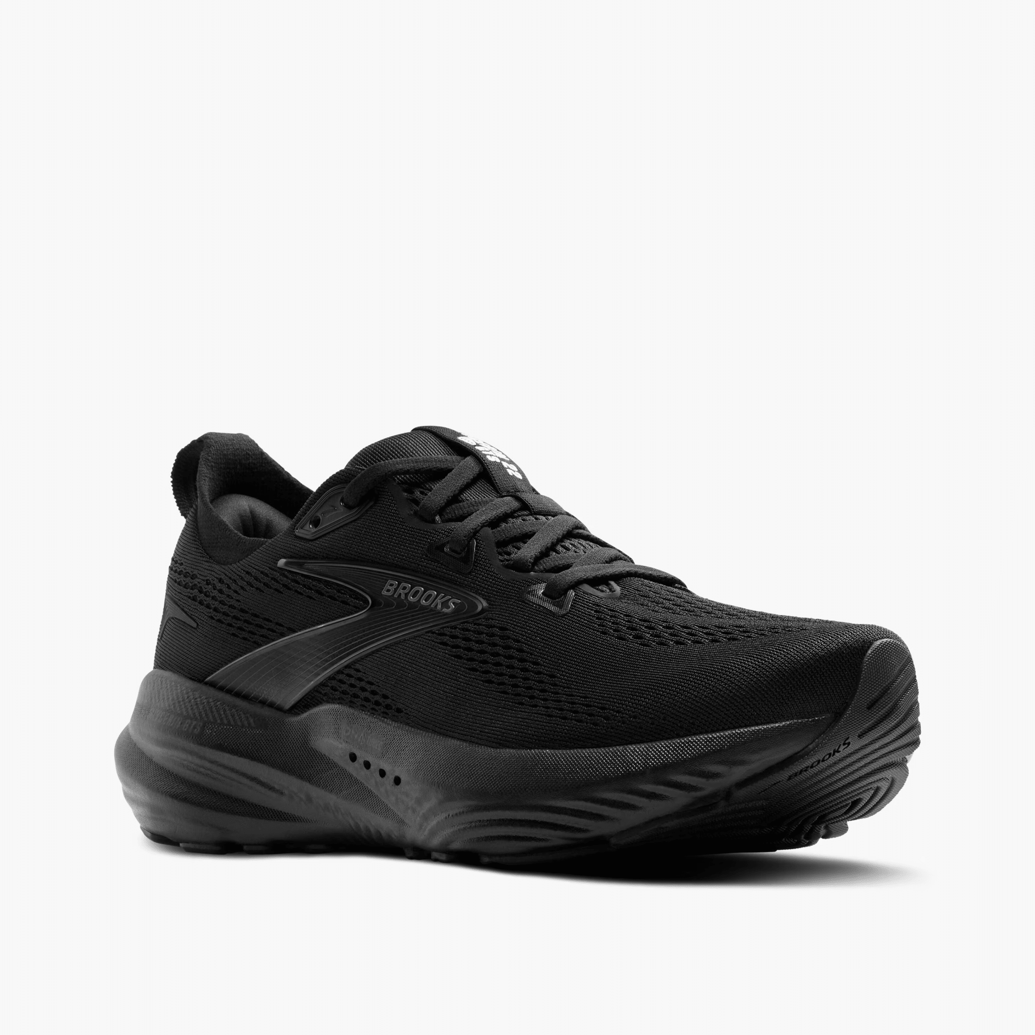 Brooks Glycerin GTS 22 Black / Black / Ebony 10 W (2E) 195394602524 Shoe Deals Outlet