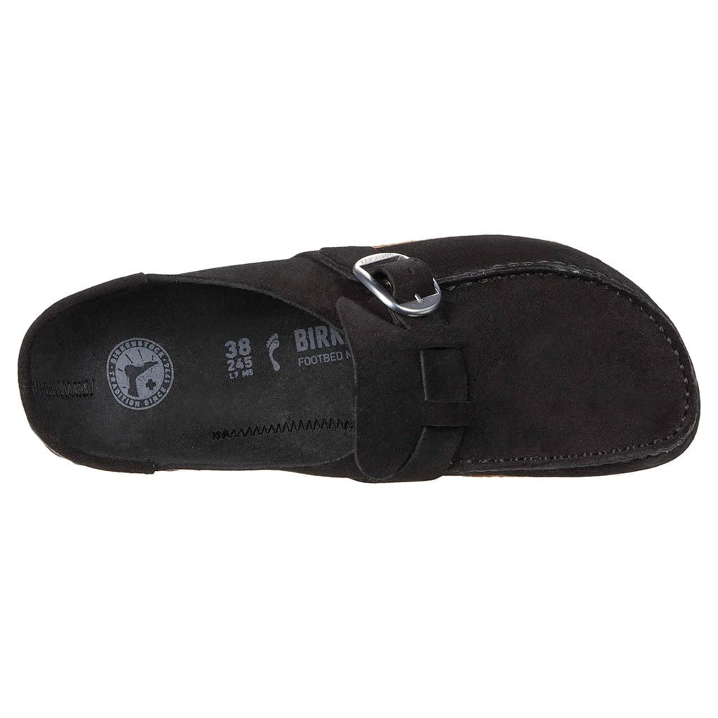 Birkenstock Buckley Suede - Unisex Black Shoe Deals Outlet